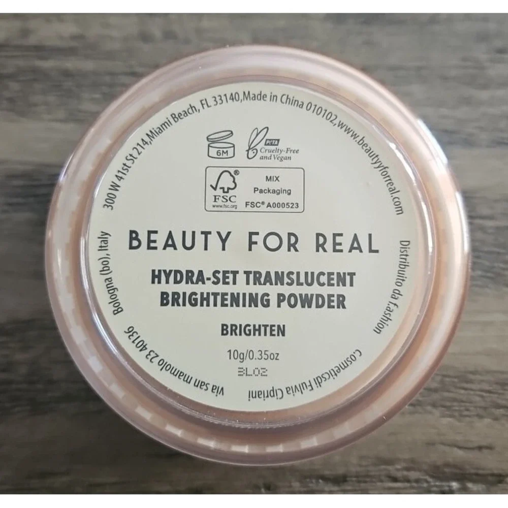 Beauty For Real HydraSet Translucent Finishing Brightening Powder Shade Brighten